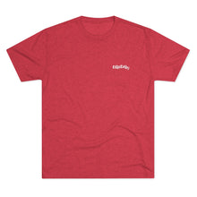 Load image into Gallery viewer, Red Front of Tee shirt with white DillieDally Logo
