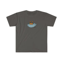 Load image into Gallery viewer, Asphalt Grey Tee Shirt with Hermie the Hermit Logo
