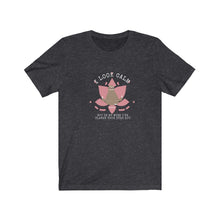 Load image into Gallery viewer, Dark Grey Tee shirt with Pink Embellishments, a brown sloth, white DillieDally logo and white wording: I look calm but in my mind I&#39;ve clawed your eyes out
