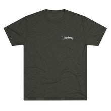 Load image into Gallery viewer, Dark Grey Front of Tee shirt with white DillieDally Logo
