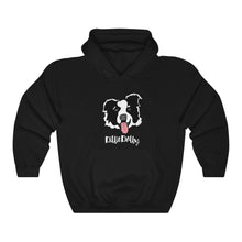 Load image into Gallery viewer, Black Hoodie  with DillieDally Logo 
