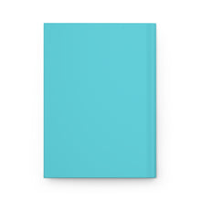 Load image into Gallery viewer, back of hardbound  turquoise journal blank
