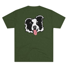 Load image into Gallery viewer, Military Green T-Shirt (Back of Tshirt with DillieDally Dillie Logo)
