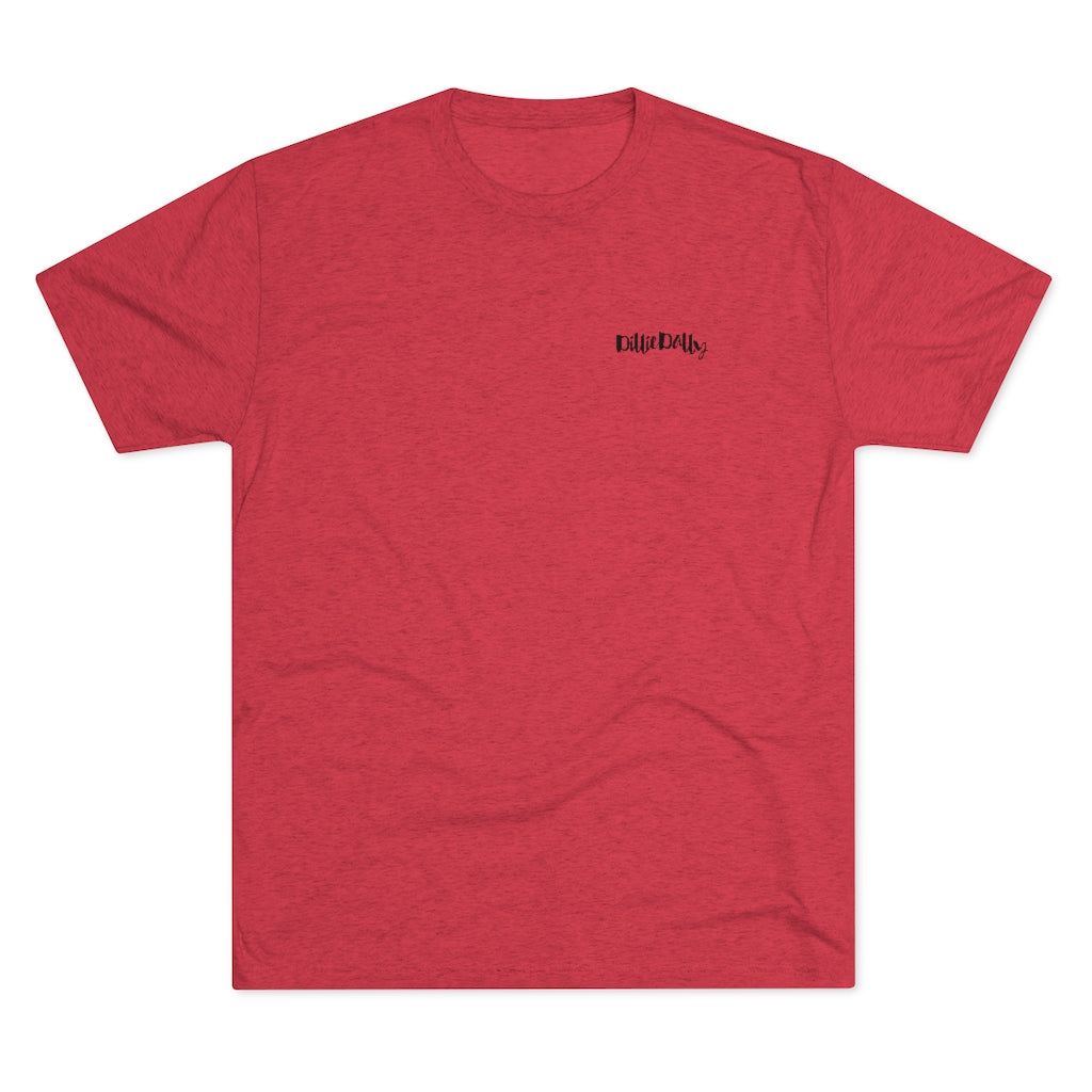 Red Tee Shirt with DillieDally Logo