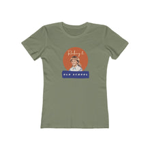 Load image into Gallery viewer, Olive Green   tee Shirt with picture of Vintage Little Girl, wording: Rocking it Old School
