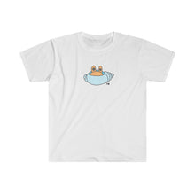 Load image into Gallery viewer, White Tee Shirt with Hermie the Hermit Logo
